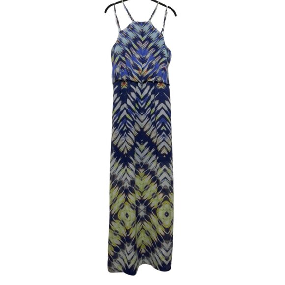 Jodi Kristopher Dresses & Skirts - JODI KRISTOPHER | Womens Abstract Print Semi Sheer Maxi Dress | Size XL